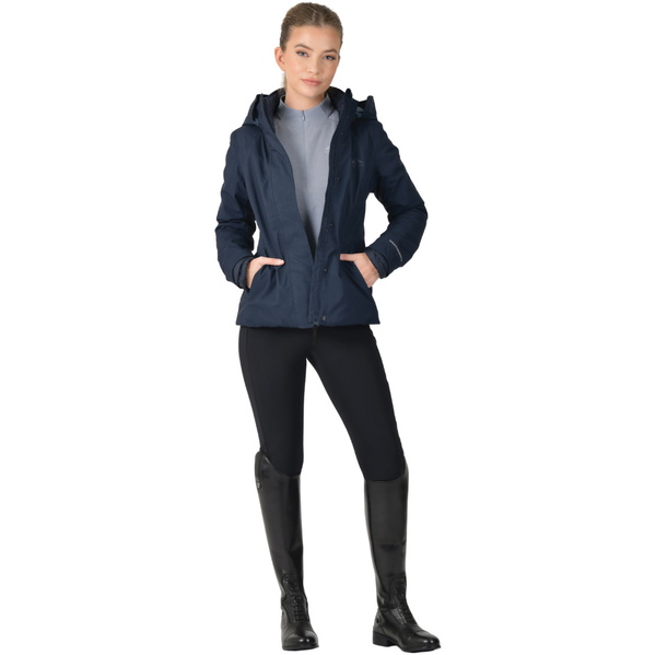 2025 Weatherbeeta Veste De Protection Pour Femmes Avec Col Montant 1028838 - Navy